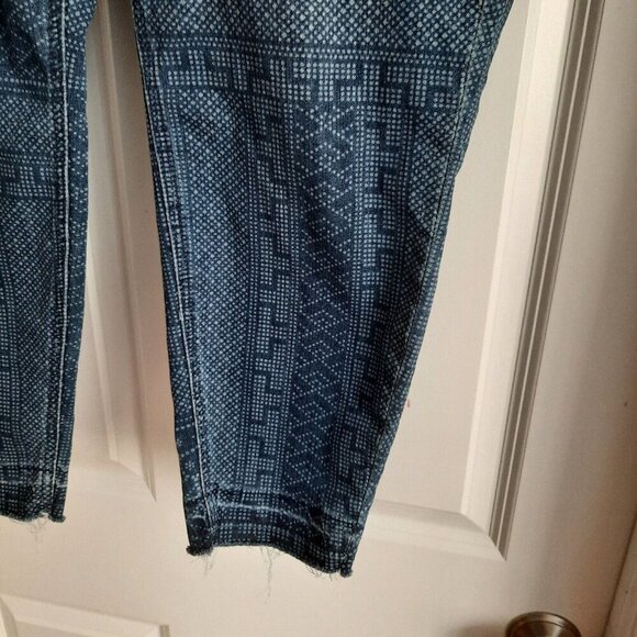 Seven7 Melissa McCarthy Jeans Womens 14W Pencil Skinny‎ Aztec Southwest Boho - Picture 3 of 14